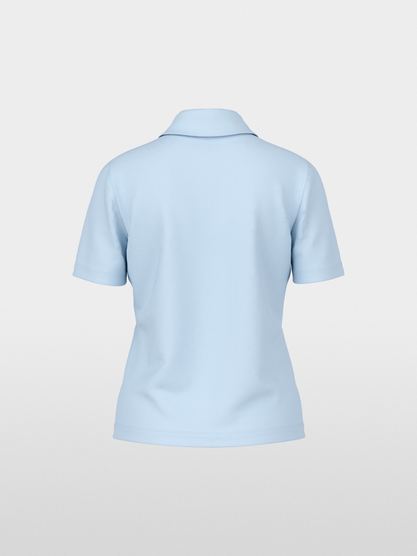 Polo en coton stretch