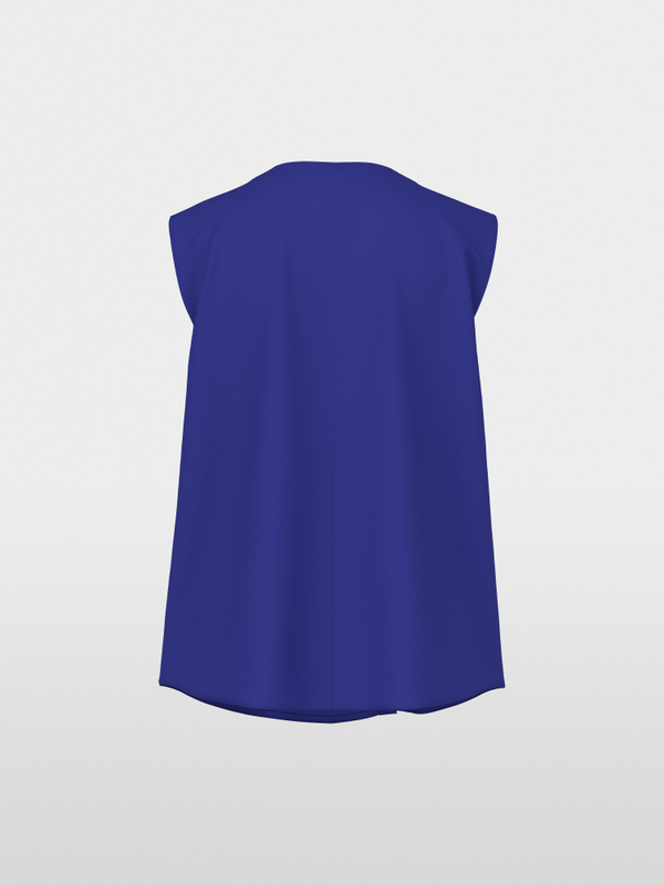 Vibrant top with pleating