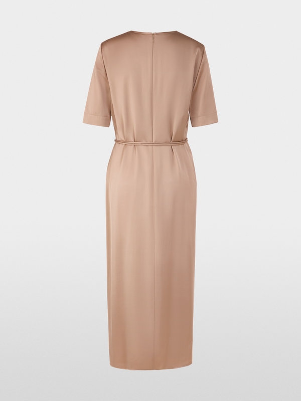 Robe midi en satin