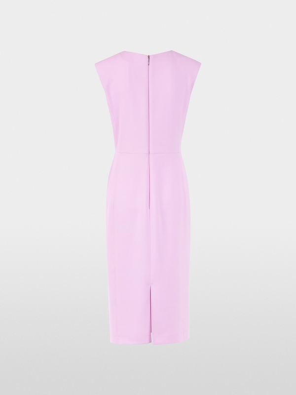 Fitted dress with pleated detail