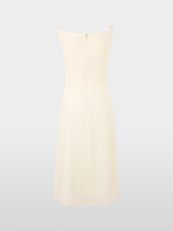 Strappy dress with textured pattern