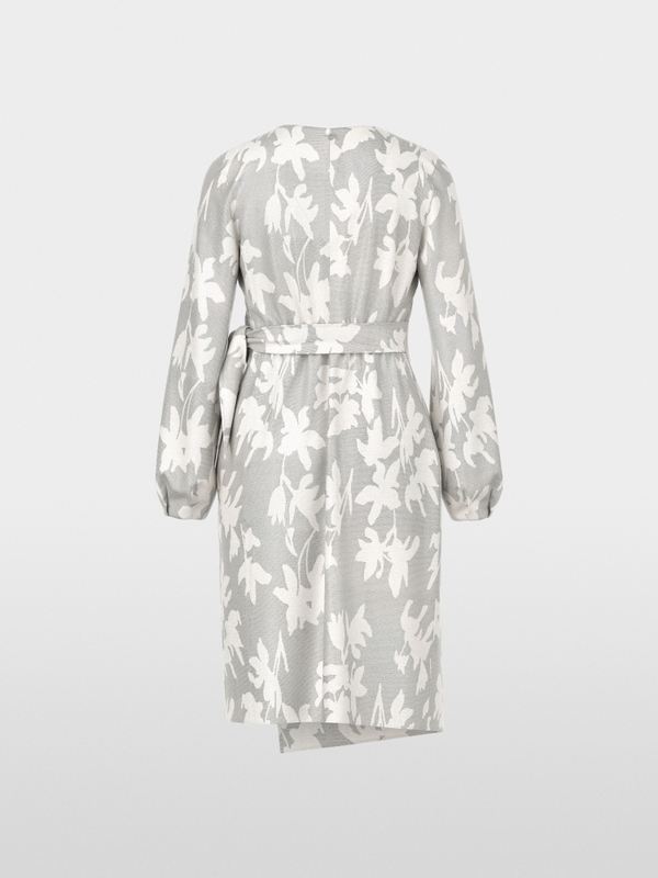 Long-sleeved wrap dress