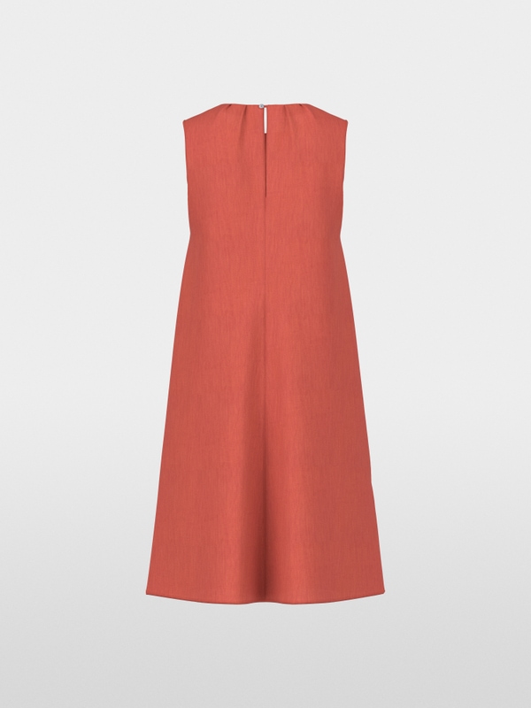 Linen-viscose blend dress