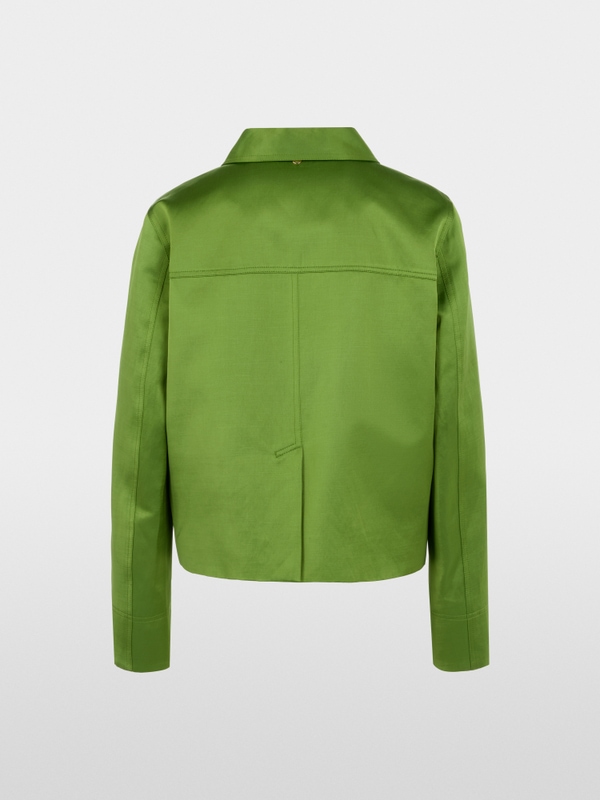 Shimmering material mix jacket