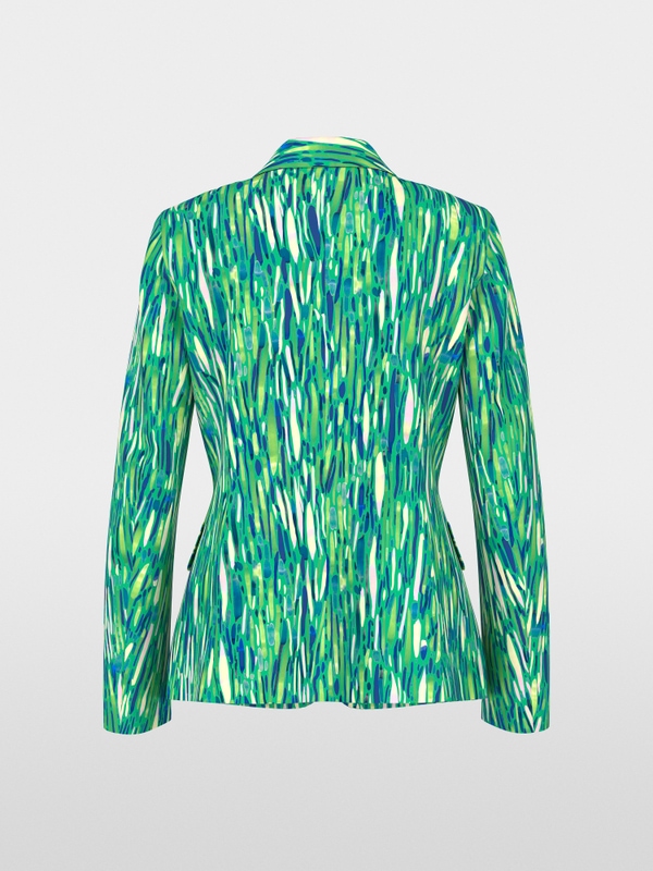 Blazer à deux boutons en jersey scuba