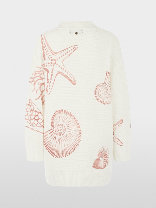 Long cardigan tricoté en Allemagne