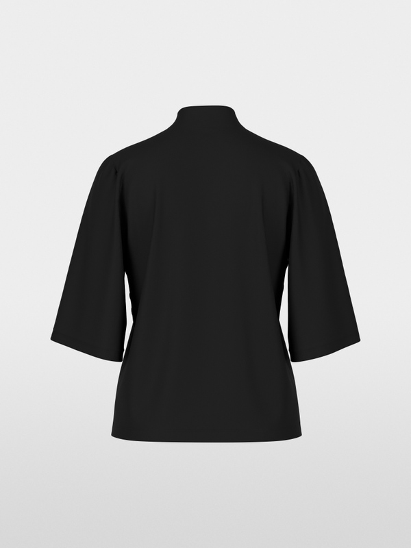 T-shirt ample à col montant