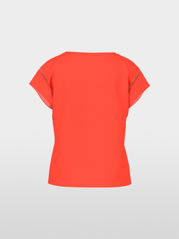 Shirt with cotton voile