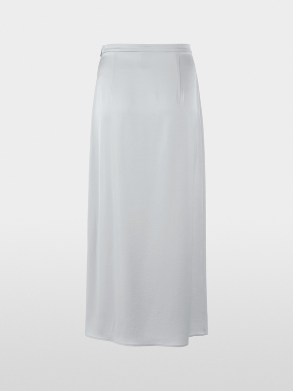Jupe midi à l'éclat soyeux