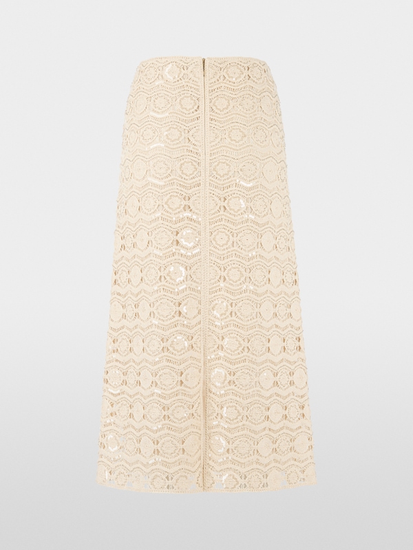 Openwork skirt with mini beads