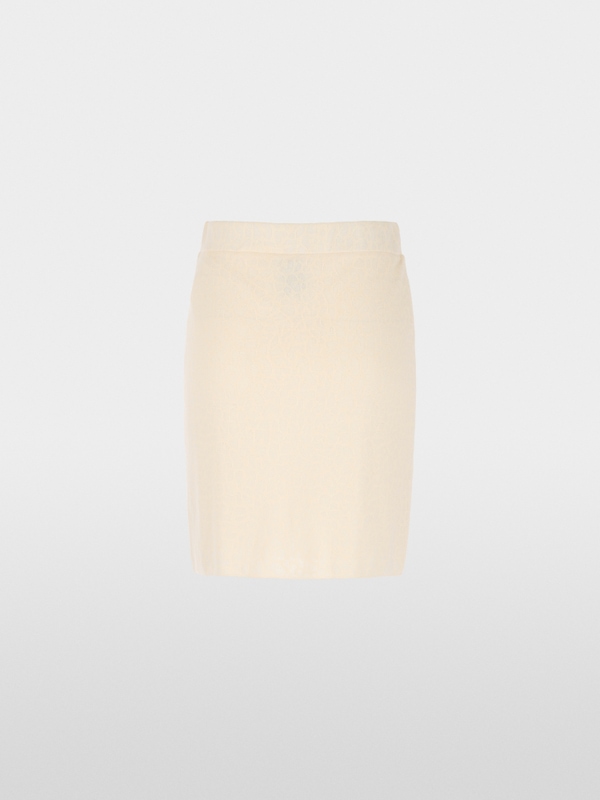 ‘Knitted in Germany’ fine-knit skirt