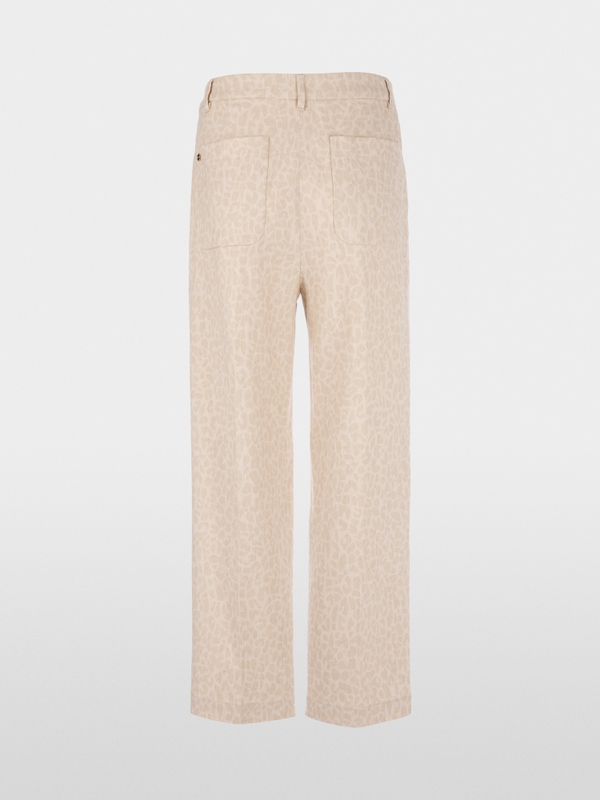 WASCO trousers with leopard print