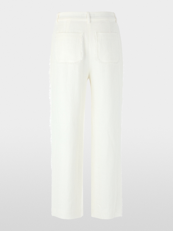 WUKARI linen-viscose blend trousers