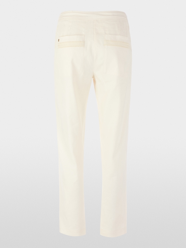 Pantalon FORDON en lin et viscose