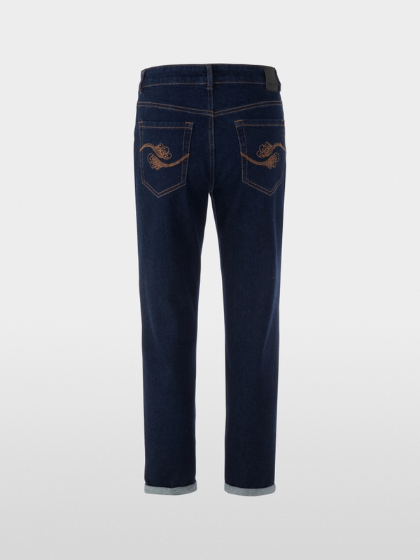 RIAD jeans with paisley embroidery