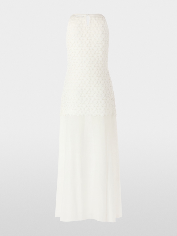 Robe longue en maille de viscose