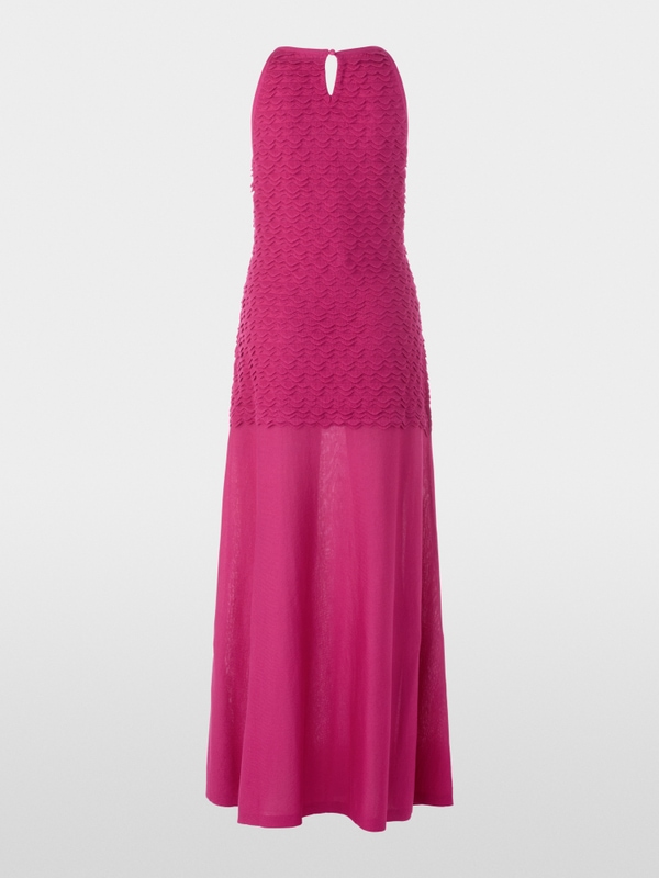 Viscose maxi knit dress