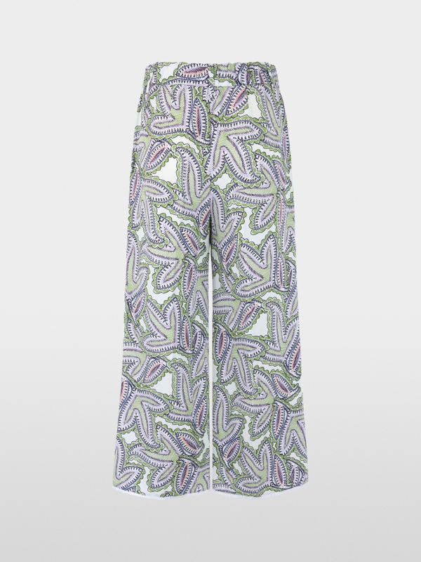 WAUKEE paisley pattern trousers