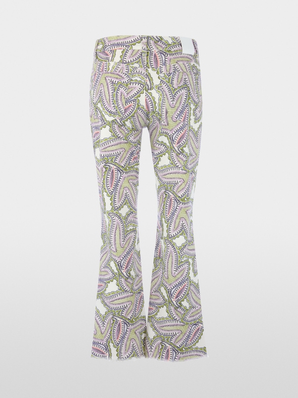 FORLI jeans with paisley print