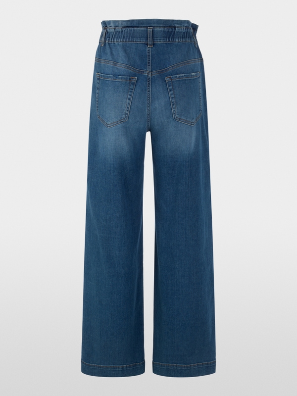 WAUKEE wide jeans with high waistband