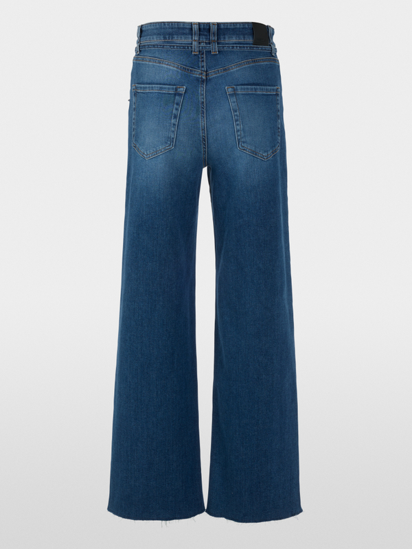 WAUKEE wide-cut jeans with high waist