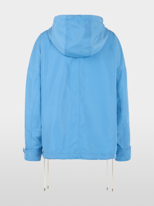 Outdoor jacket with hood