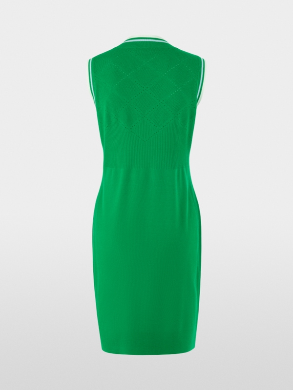 Openwork mini dress in a viscose blend