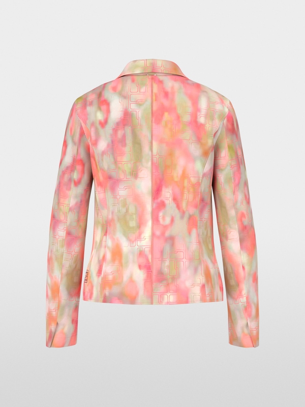 Blazer with all-over print