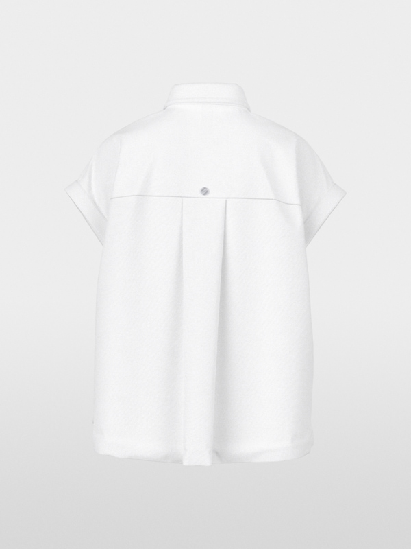 Blouse with maritime print