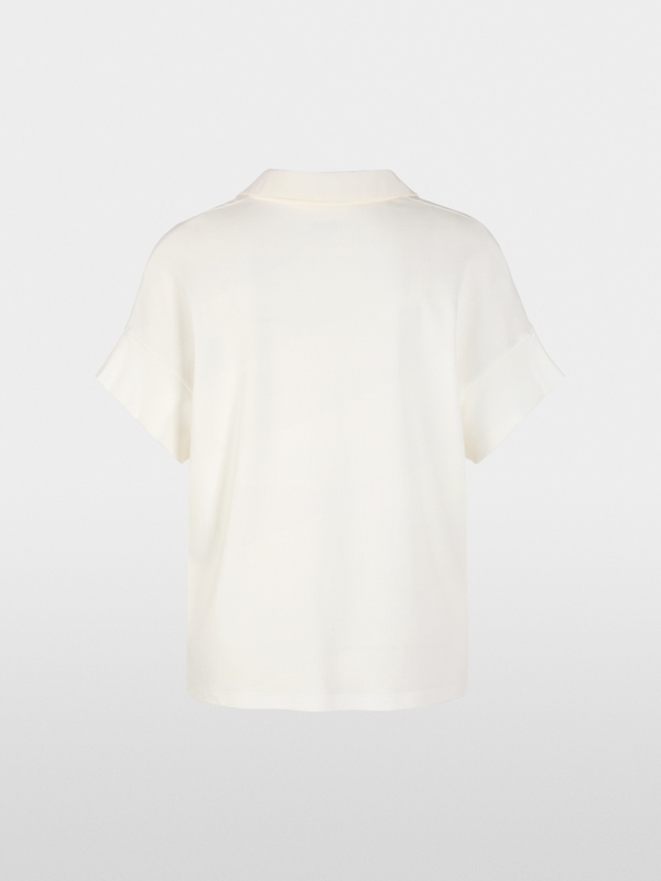 Blouse shirt in material mix