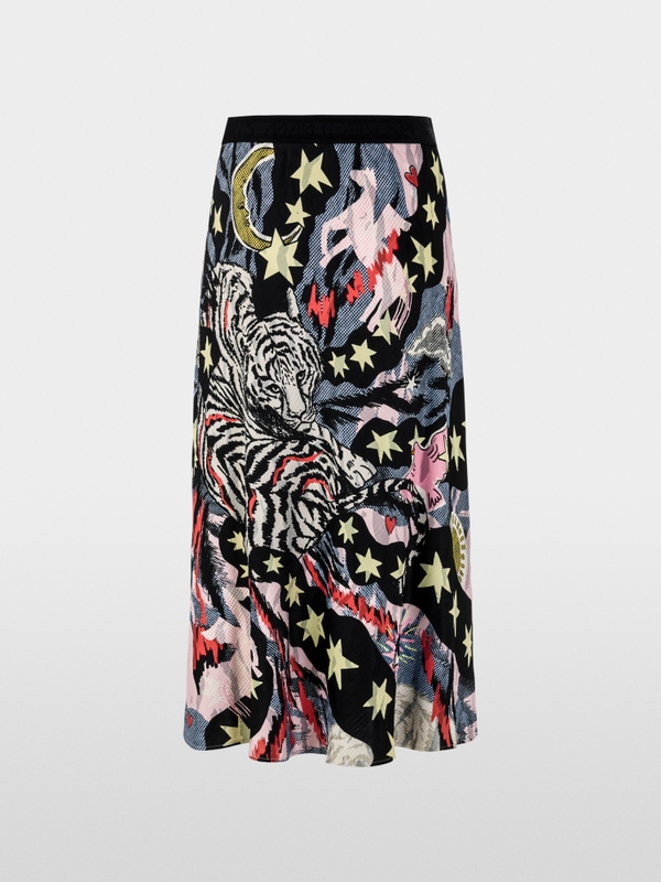 Jupe réversible avec imprimé