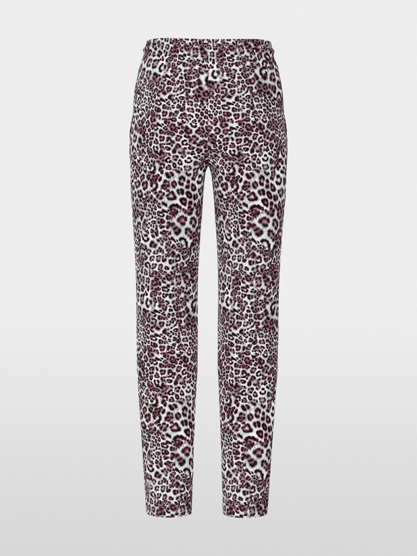 FOCHA trousers with leopard print