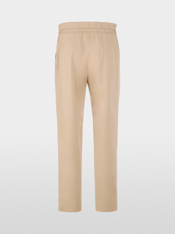 FAQUS paperbag trousers with high waist
