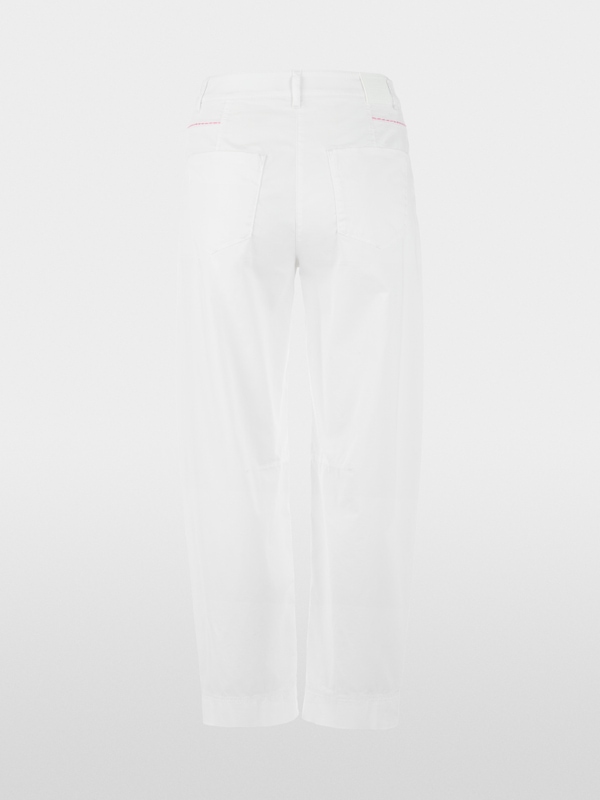 Pantalon en tissu RUMA coupe décontractée en forme de O