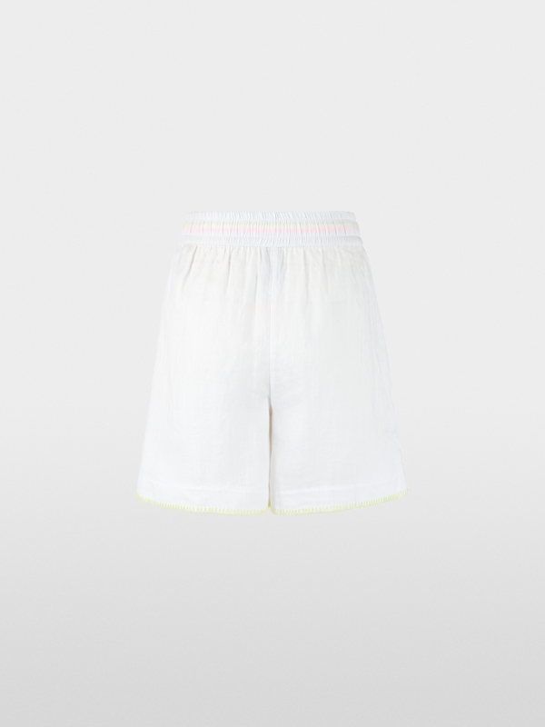 WILLMAR wide fit ramie shorts