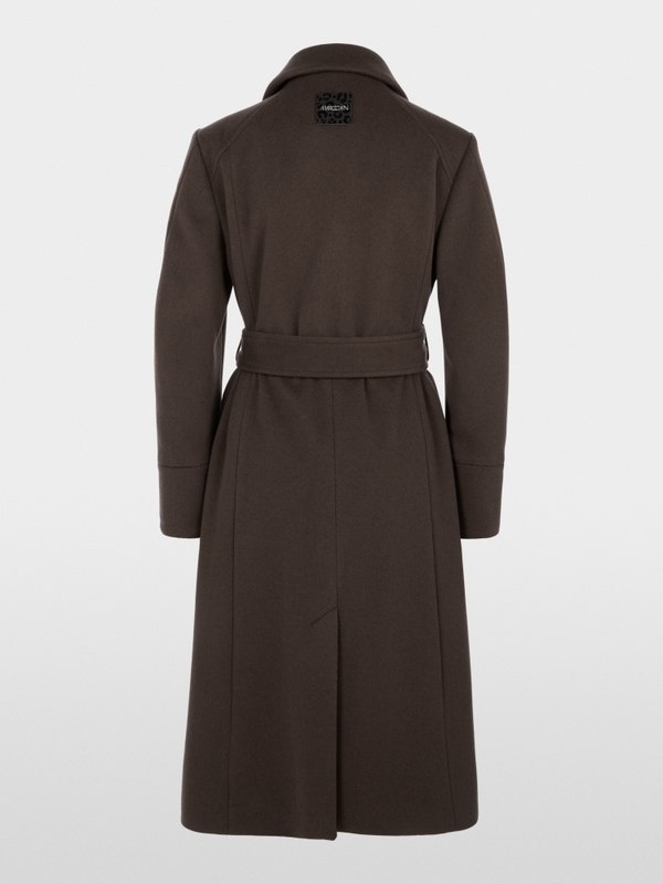 Manteau en laine vierge et cachemire