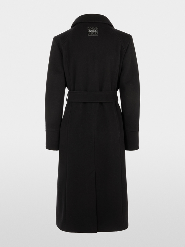Coat in new wool with cashmere
