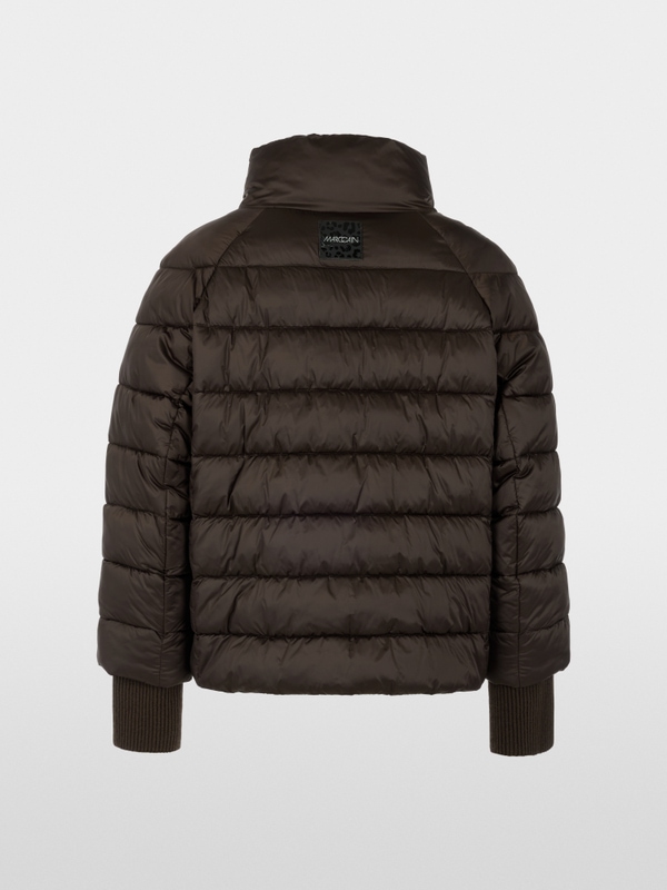 Quilted jacket with synthetic down
