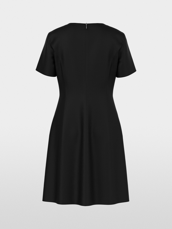 Stretch viscose mini dress