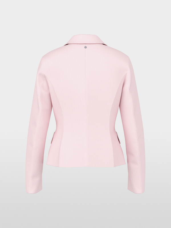 Fitted stretch blazer with lapels