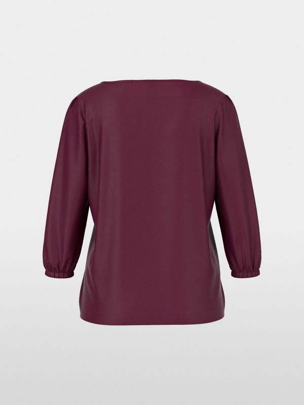 Silk blouse with 3/4 sleeves
