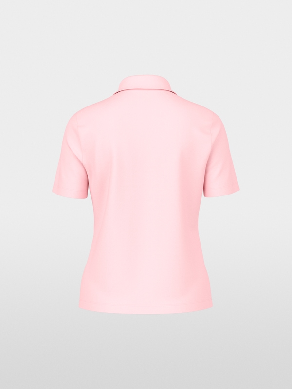 Stretch cotton polo shirt
