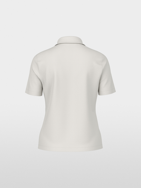 Stretch cotton polo shirt
