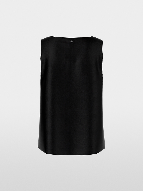 Shiny silk top