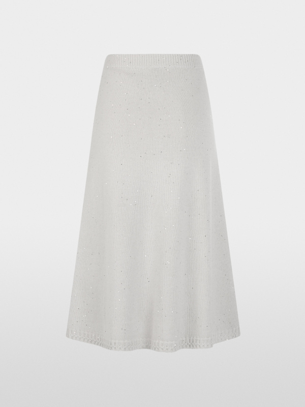 ‘Knitted in Germany’ sequin skirt