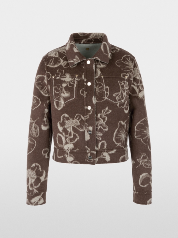 Luxurious reversible wool jacket