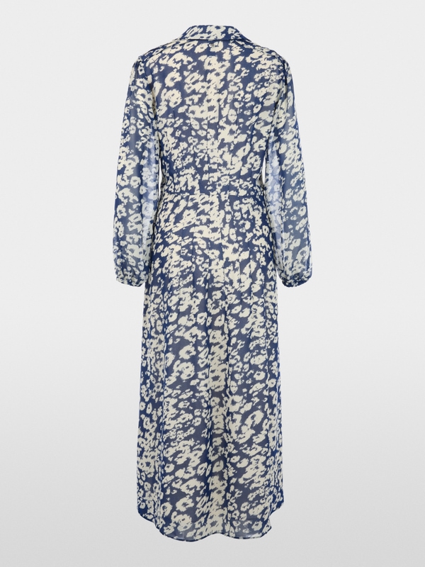 Robe mi-longue imprimée