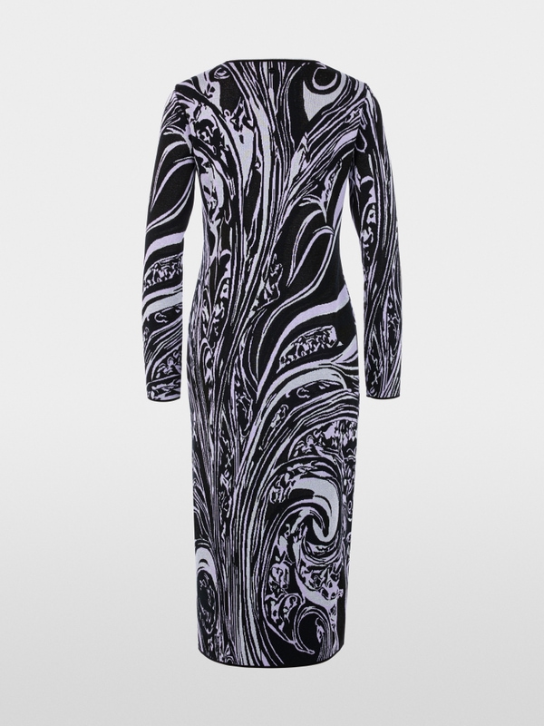 Robe longue en maille tricotée en Allema