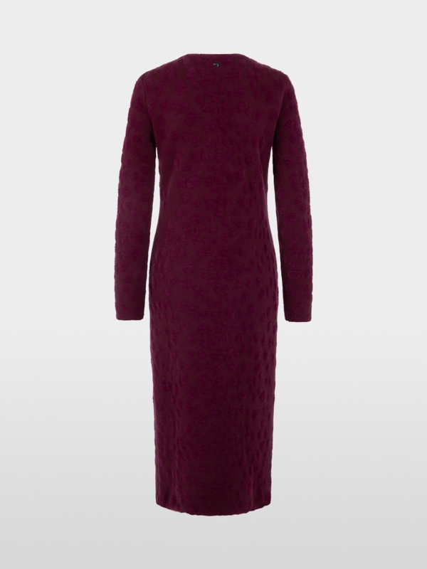 Robe longue à pois, tricotée en Allemagn