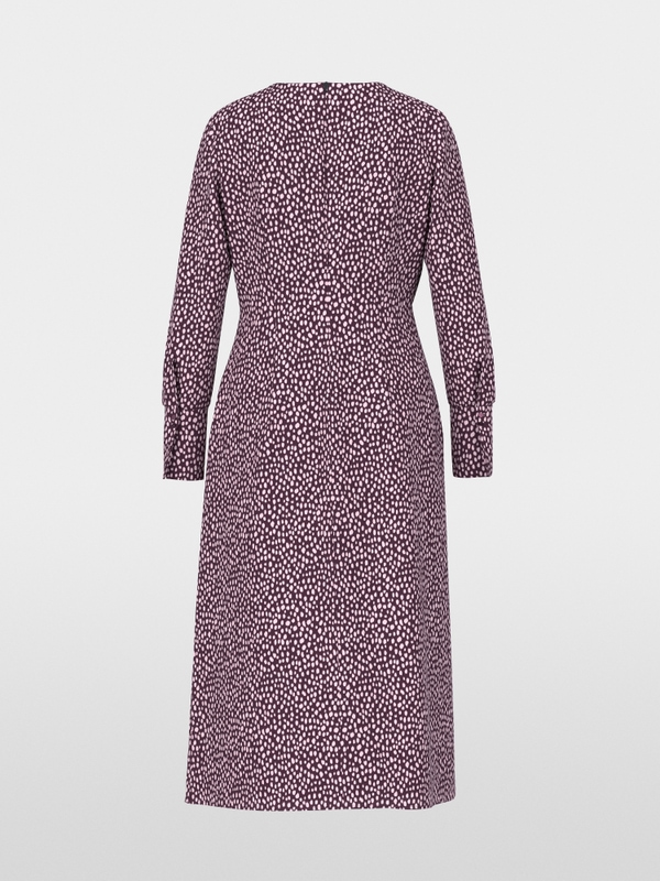 Maxi dress with polka dot print
